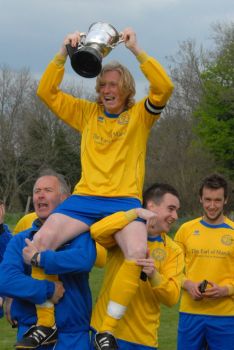 LavantFC Team Champions captain MattSteven's Raises the cup webpic